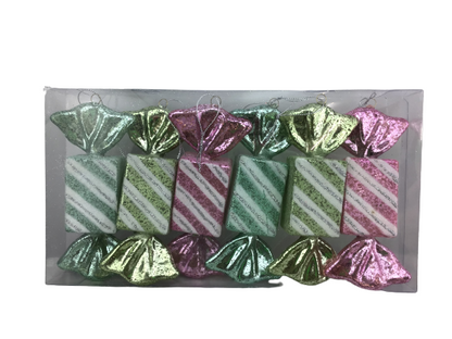 Mercury Candy Ornament Box Set Of 6