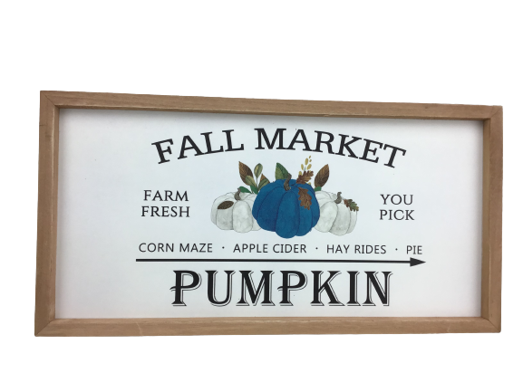 Fall Market Pumpkin Frame