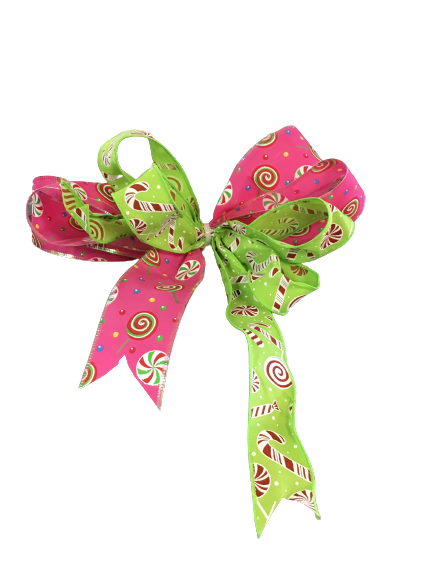 Peppermint Candy Bow