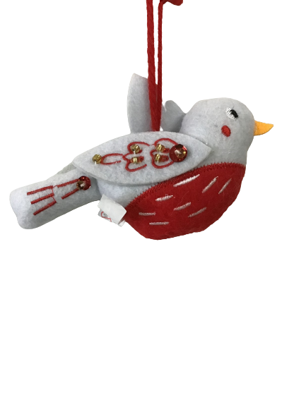 Plush Bird Ornament