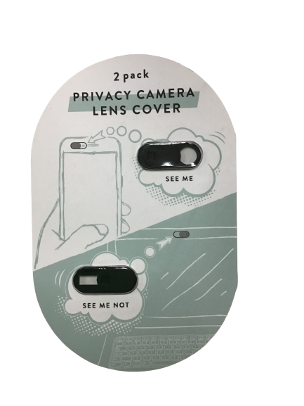 2 Pack Privacy Camera Lens Cover  Black