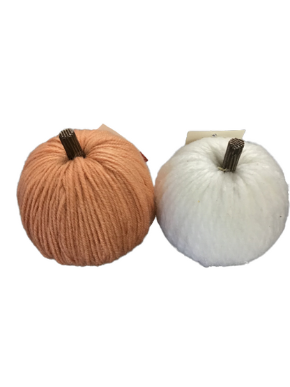 Mini Yarn Pumpkin Colors