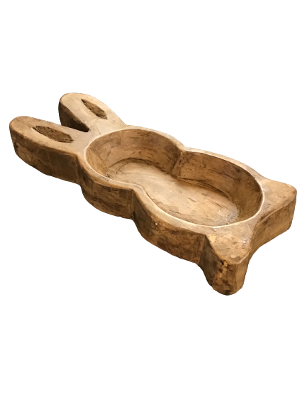 Medium Natural Bunny Bowl