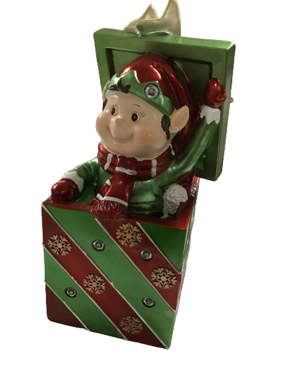 Kringle Express Elf Character In Present