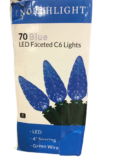NorthLight 70 Blue LED Faceted C6 Lights (Open Box)
