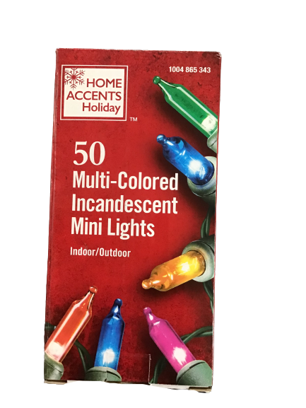 Home Accents Holiday 5 Multi Colored Incandescent Mini Lights