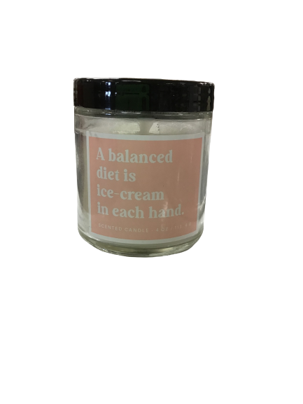 A Balanced Diet Scented Candle