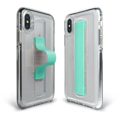 Apple iPhone XS Max Slidevue Case  Clear/mint