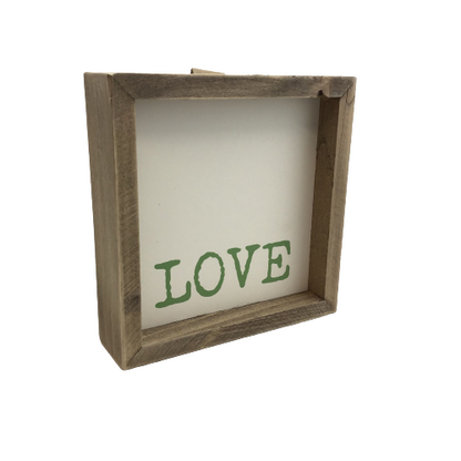 Wood Green Word Frame 4 Assorted