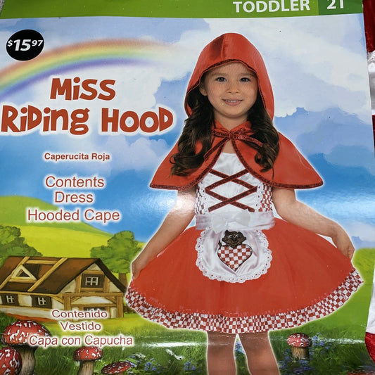 Toddler Miss Riding Hood Costume