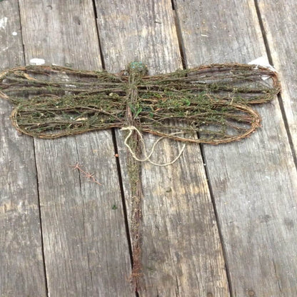 Moss Twig Butterfly & Dragonfly Decor - 2 Styles