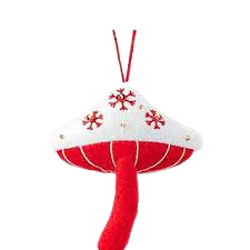 Plush Mushroom Ornament