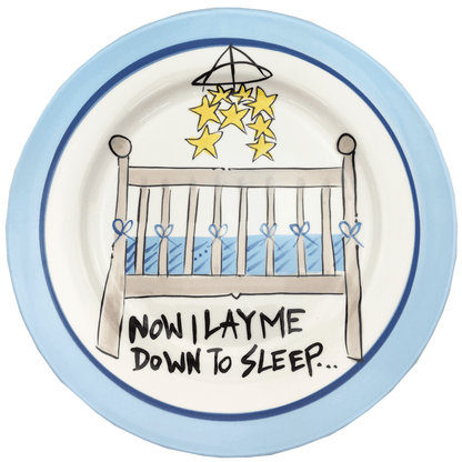 Now I Lay Me Down To Sleep  Ceramic Crib Plate  2 Styles Magnolia Lane