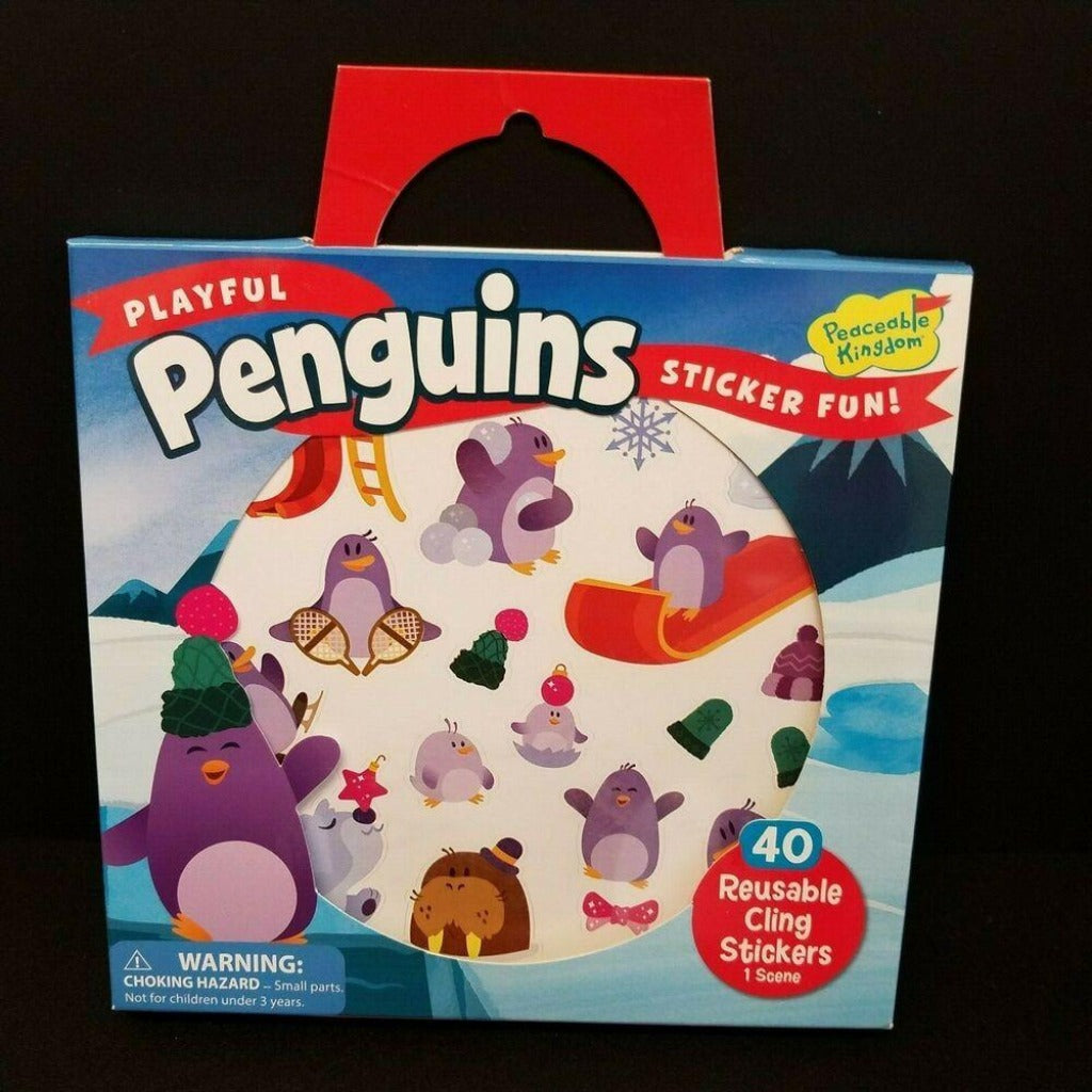 Playful Penguin Sticker Fun