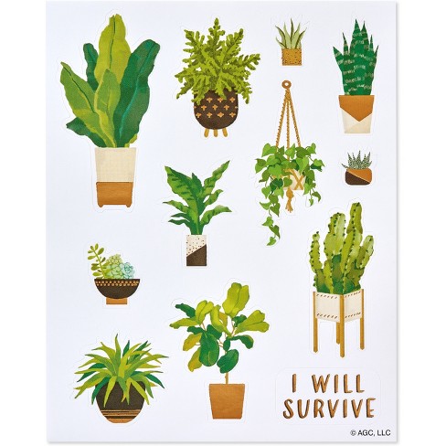 Thinking Of You Plant Stickers
