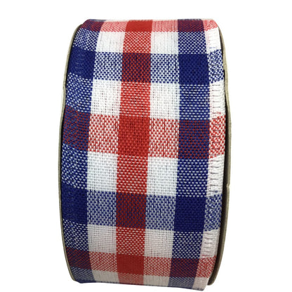 Americana Check Ribbon 1.5 Inches x 10 Yards