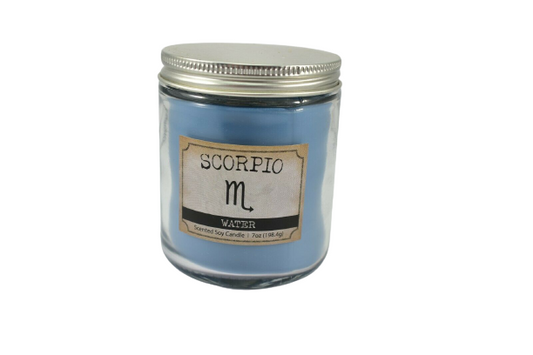 Scented Soy Candle Scorpio-Water