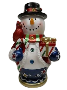 Kringle Express Illuminated Folk Inspired Snowman – TMIGifts