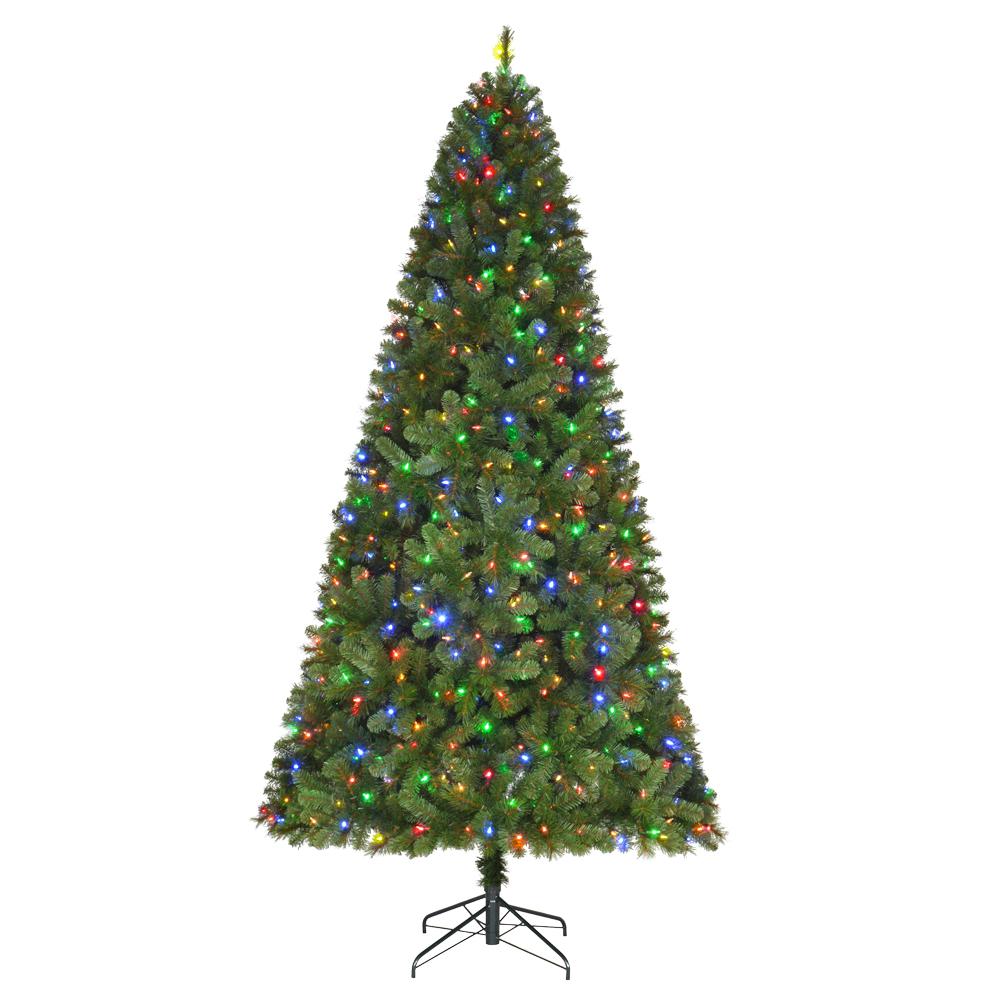 Home Accents Holiday 9 Foot Wesley Long Needle Pine LED Pre-Lit Tree (T11) Open Box