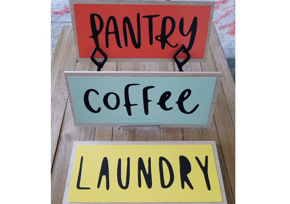 Coffee Laundy Pantry Hanging Signs