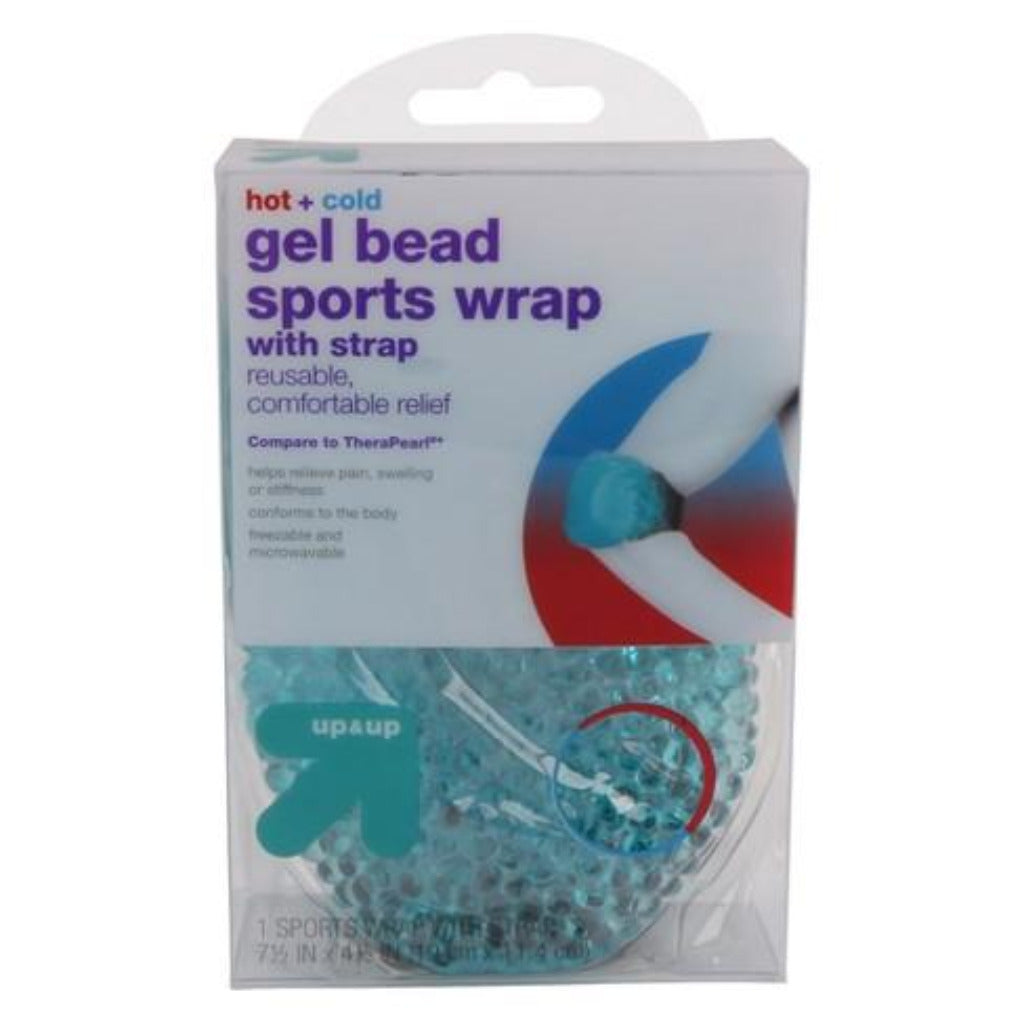 Hot + Cold Gel Bead Sports Wrap with Strap