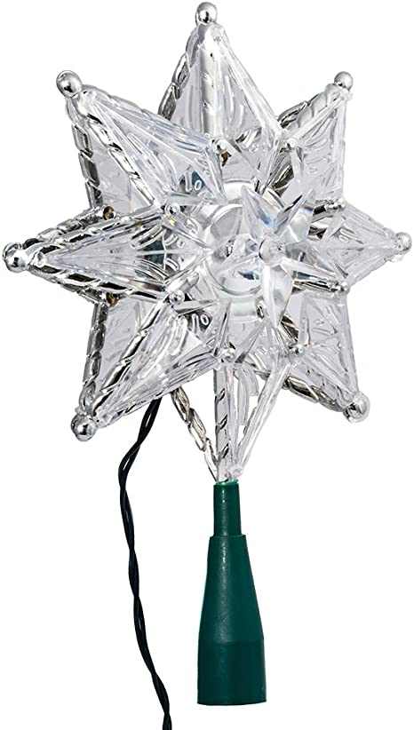 Home Accents Holiday 8in Star Tree Topper - Open Box