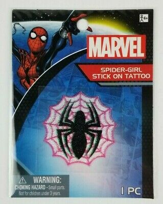 Marvel Spider-Girl Stick on Tattoo