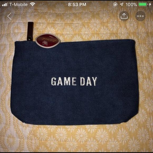 Tailgates & Touchdowns Small Canvas Pouch
