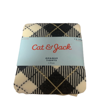 Cat & Jack Girls Opaque Tights