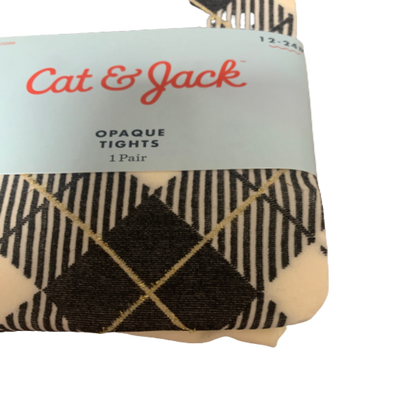 Cat & Jack Girls Opaque Tights