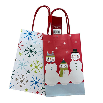 Wondershop Gift Bags Snowmen And Snowflakes