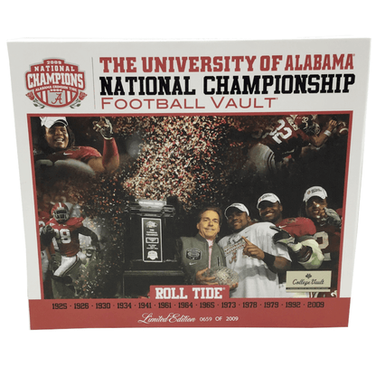 University of Alabama National Championship Football Vault Book