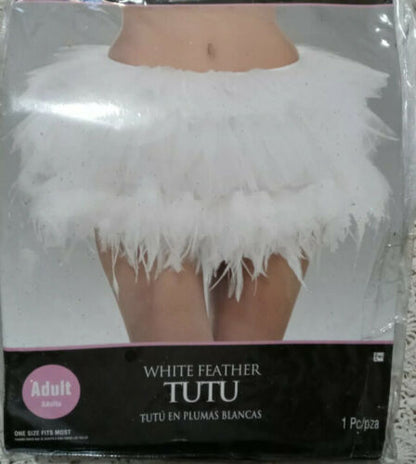 Adult White Feather TuTu