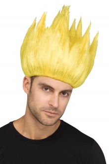 Yellow Adult Cartoon Costume Wig